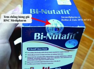 Làm sao để biết Bi-Nutafit chính hãng do BNC Medipharm nhập khẩu?